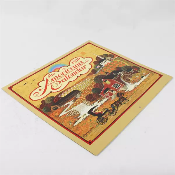 Vintage Amcal Inc 1980 The Americana Calendar Designed by Charles Wysocki