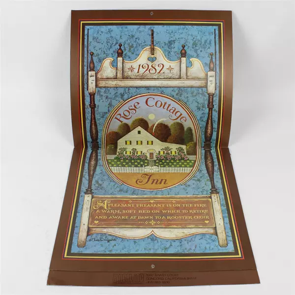 Vintage Amcal Inc 1982 The Americana Calendar Designed by Charles Wysocki