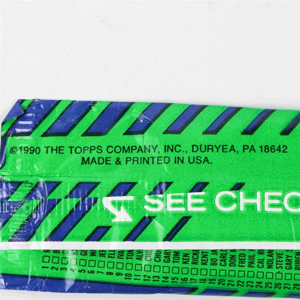 Lot of 2 Topps Pack of 3 Baseball Coins 1990 Sealed