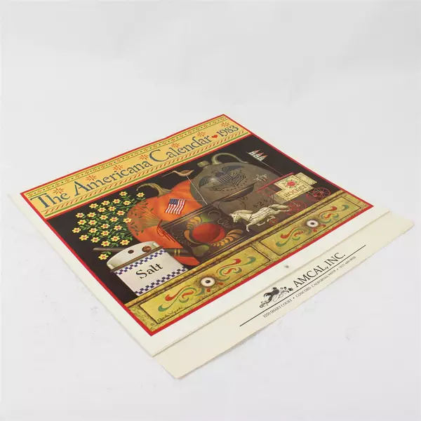 Vintage Amcal Inc 1983 The Americana Calendar Designed by Charles Wysocki