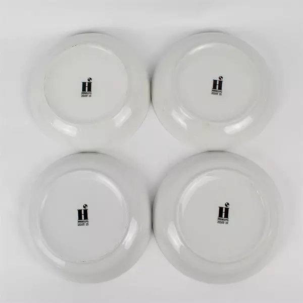 Lot Of 4 Houseware International Inc Ceramic Bowl Pasta 1.75" Tall 8.5" Diameter