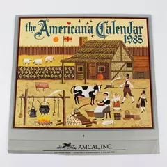 Vintage Amcal Inc 1985 The Americana Calendar Designed by Charles Wysocki