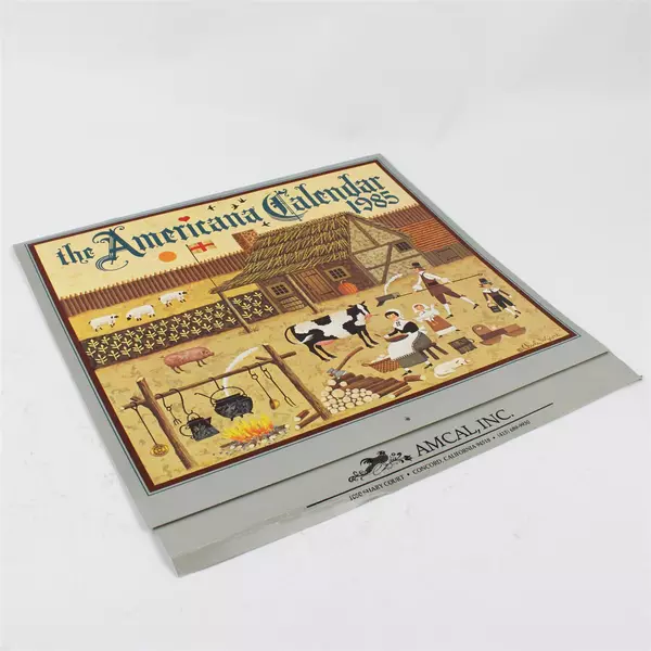 Vintage Amcal Inc 1985 The Americana Calendar Designed by Charles Wysocki