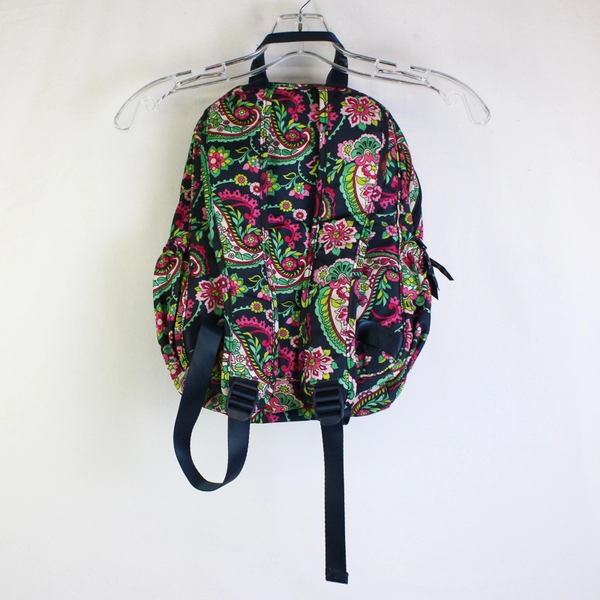 Vera Bradley Small Petal Paisley Multicolor Pattern Backpack FLAWED