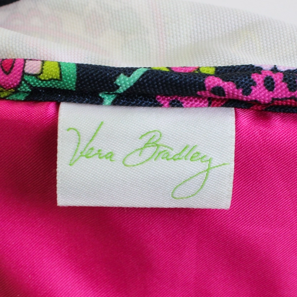 Vera Bradley Small Petal Paisley Multicolor Pattern Backpack FLAWED