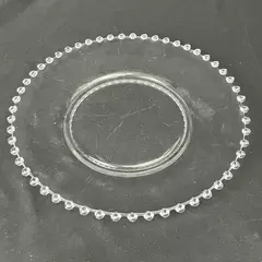 Vintage Imperial Candlewick 10.5 Inch Glass Dinner Plate