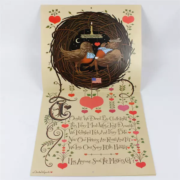 Vintage Amcal Inc 1988 The Americana Calendar Designed by Charles Wysocki