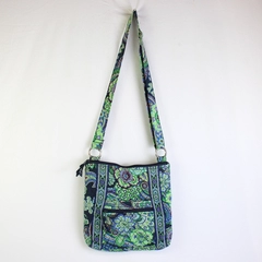 Vera Bradley Blue Rhapsody Floral Paisley Pattern Crossbody