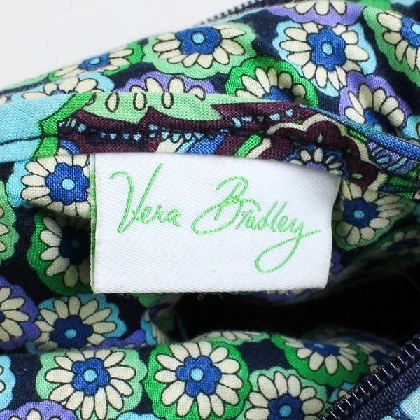 Vera Bradley Blue Rhapsody Floral Paisley Pattern Crossbody