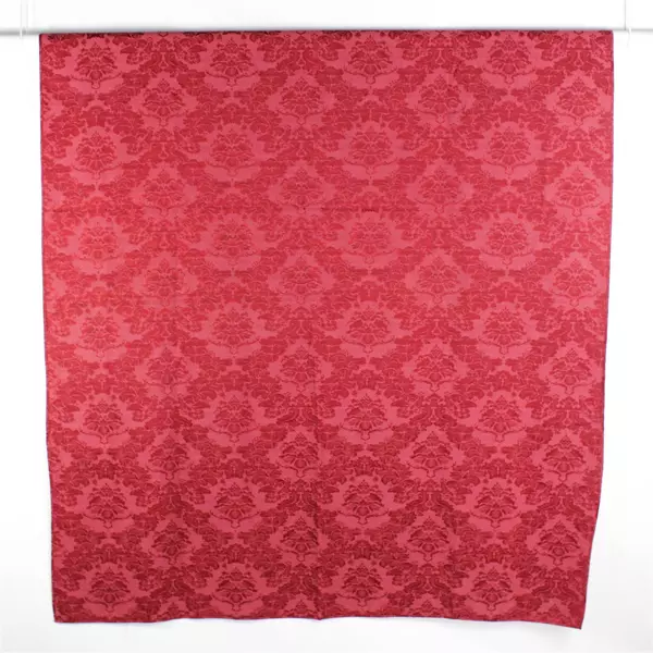 Unbranded Patterned Solid Raspberry Red Rectangular Color Tablecloth 57" x 86"