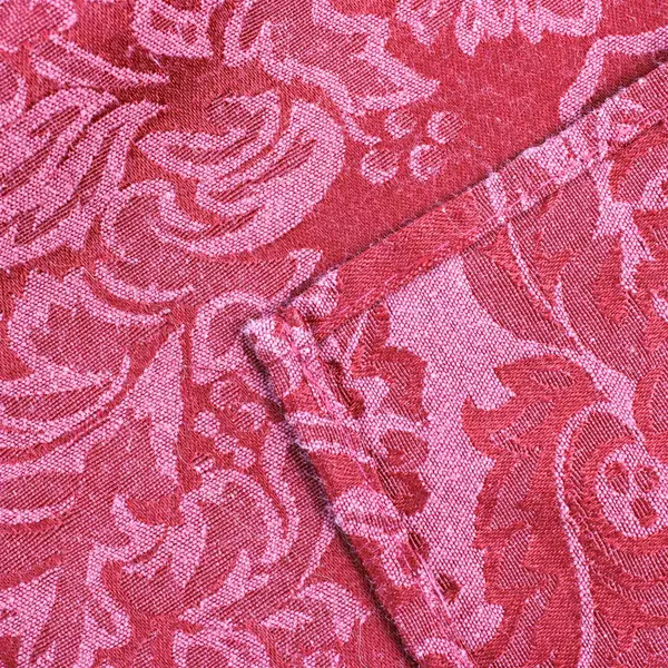 Unbranded Patterned Solid Raspberry Red Rectangular Color Tablecloth 57" x 86"