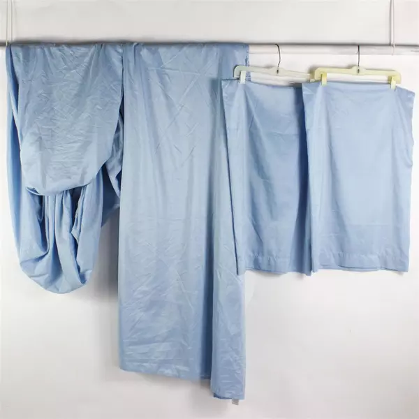 Lot Of 4 Mainstays Full Sheet Set (Fitted, Flat, 2 Pillowcases) Solid Light Blue