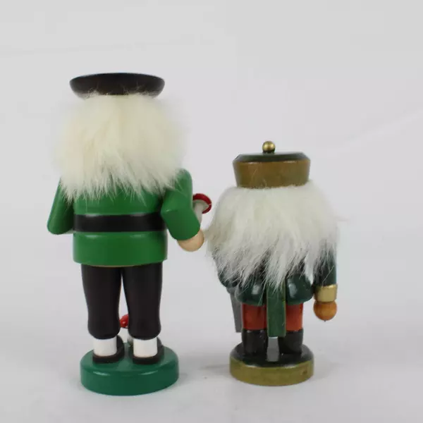 Lot of 2 Decorative Nutcrackers Christmas Holiday Figurines Collectibles