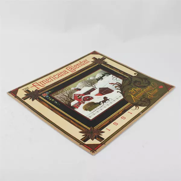 Vintage 1991 The Americana Calendar by Charles Wysocki 20th Anniversary Issue