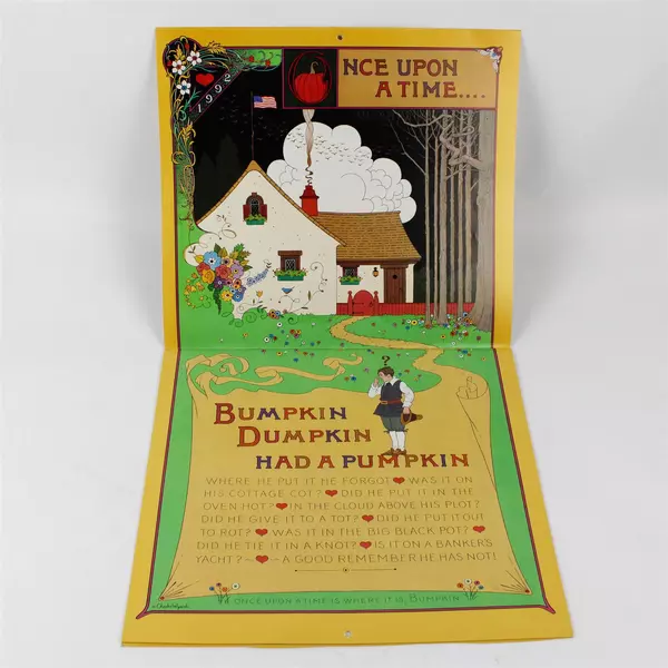 Vintage Amcal Inc The Americana Calendar 1992 Designed by Charles Wysocki 