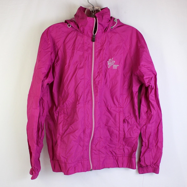 Columbia Embroidered Pinot Camp Pink Windbreaker Women's Medium