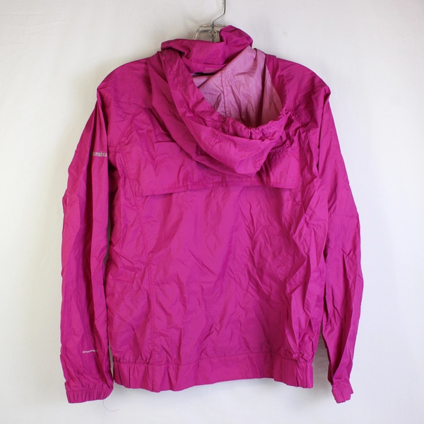 Columbia Embroidered Pinot Camp Pink Windbreaker Women's Medium