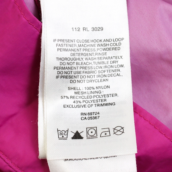 Columbia Embroidered Pinot Camp Pink Windbreaker Women's Medium