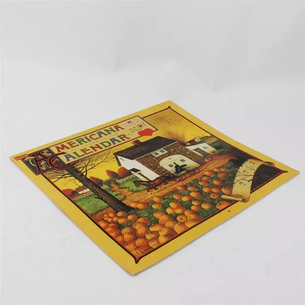 Vintage 1992 The Americana Calendar Designed by Charles Wysocki