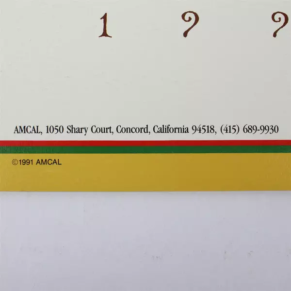 Vintage 1992 The Americana Calendar Designed by Charles Wysocki