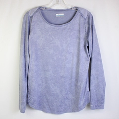 Columbia Lavender Long-Sleeve Athletic Shirt Women's Size Medium Omni-Shade