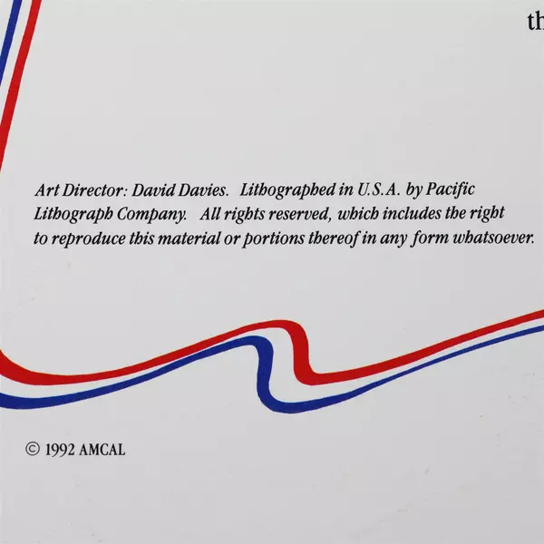 Vintage 1993 The Americana Calendar Designed by Charles Wysocki