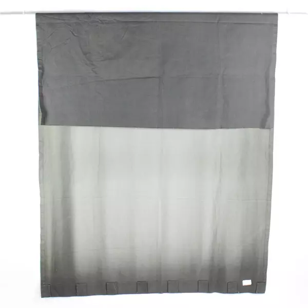 Ikea Wilj Ritva Curtain Panel 100% Cotton Solid Dark Gray Color 56" x 95"