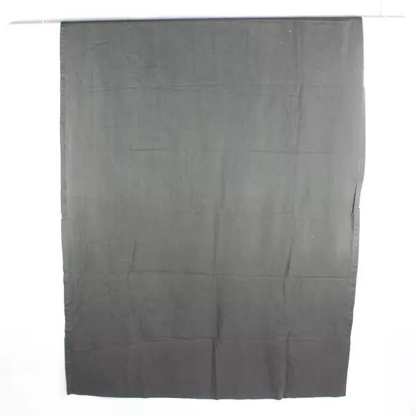 Ikea Wilj Ritva Curtain Panel 100% Cotton Solid Dark Gray Color 56" x 95"