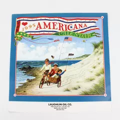 Vintage 1995 The Americana Calendar Designed by Charles Wysocki