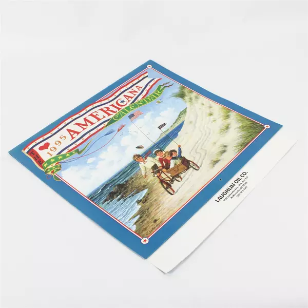 Vintage 1995 The Americana Calendar Designed by Charles Wysocki