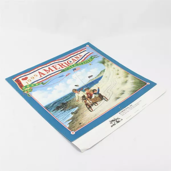 The Americana Calendar Vintage 1995 Designed by Charles Wysocki