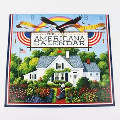 Vintage 1996 The Americana Calendar by Charles Wysocki 25th Anniversary Issue