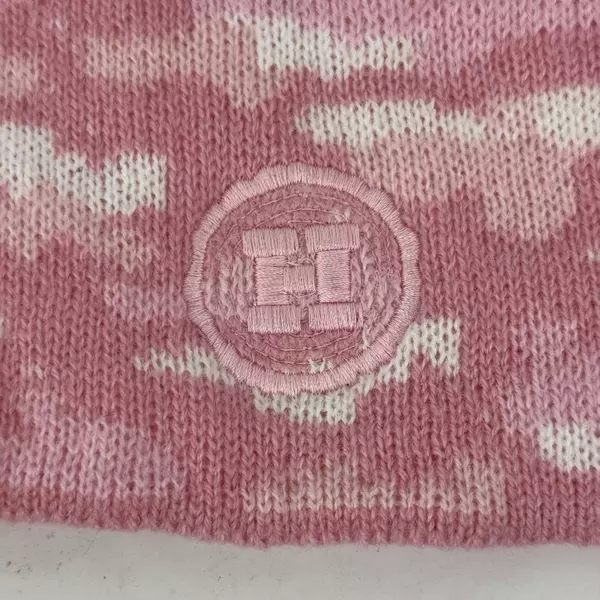 Pink Camo Beanie Tri-Color with Embroidered H Logo Port & Co.