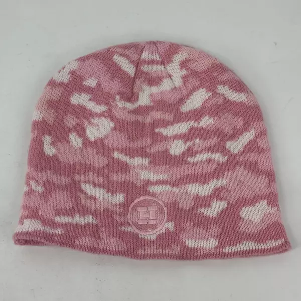 Pink Camo Beanie Tri-Color with Embroidered H Logo Port & Co.