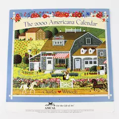 Vintage Charles Wysocki The 2000 Americana Calendar 