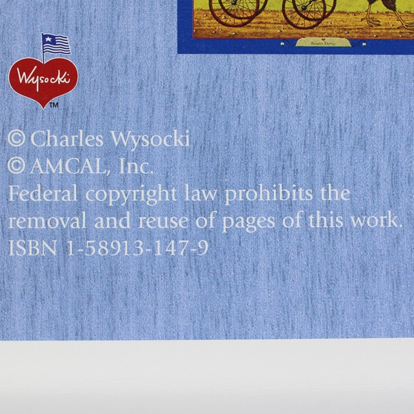 Vintage Charles Wysocki Americana Calendar 2003