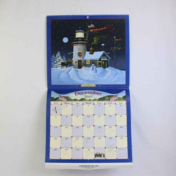 Vintage Charles Wysocki Americana Calendar 2003