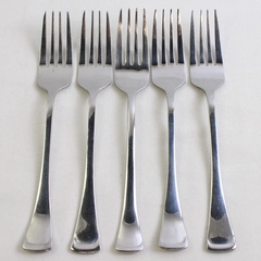Lot Of 5 Oneida Silver Emma (Stainless) Dinner Forks 8" Long
