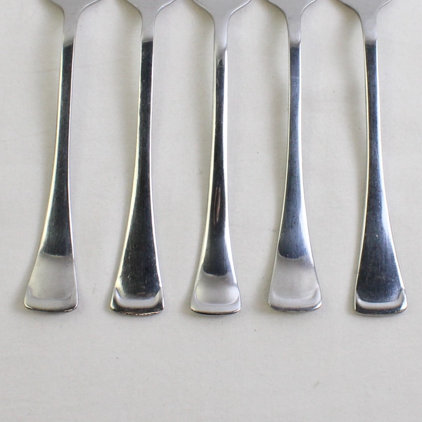 Lot Of 5 Oneida Silver Emma (Stainless) Dinner Forks 8" Long
