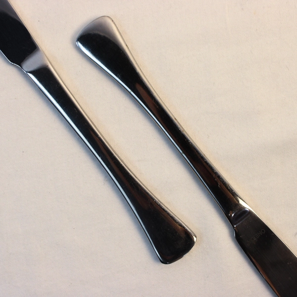 Lot Of 5 Oneida Silver Emma (Stainless) Dinner Knives 9.5" Long