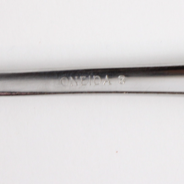 Lot Of 5 Oneida Silver Emma (Stainless) Teaspoons 6.5" Long