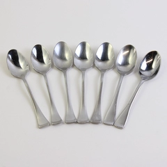 Lot Of 7 Oneida Silver Emma (Stainless) Teaspoons 6.5" Long
