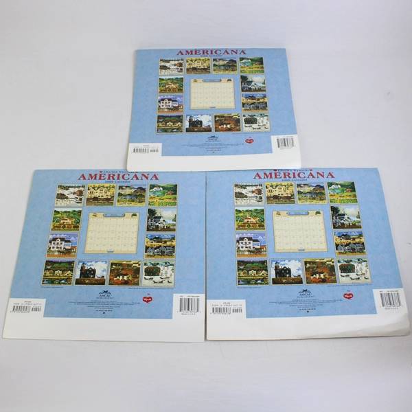Lot of 3 Unique Collectible Charles Wysocki Americana Calendar From 2006