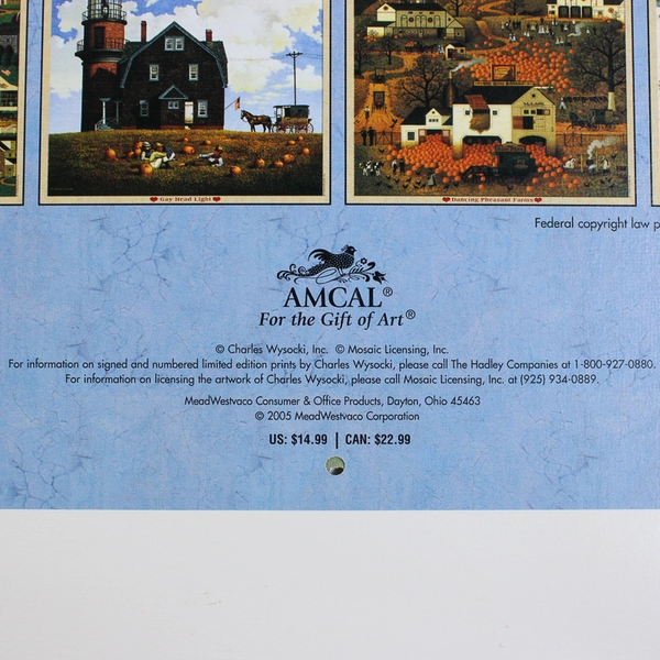Lot of 3 Unique Collectible Charles Wysocki Americana Calendar From 2006