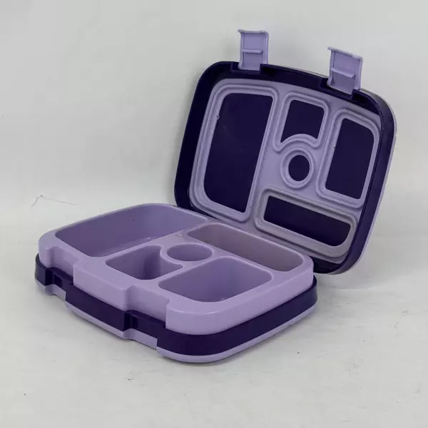 5 Compartment Bentgo Kids Durable And Leak-Proof Lunch Box Purple W/ Unicorns