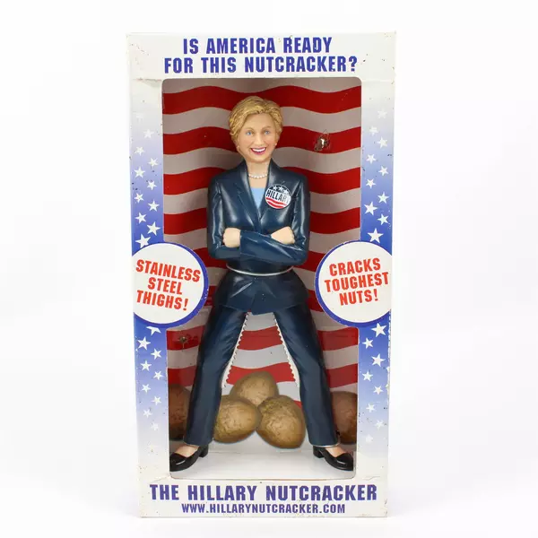 Eagleview Hillary Clinton Nutcracker 'What'd You Expect - A Teddy Bear?' 2007