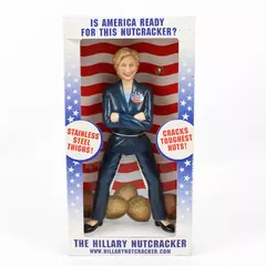 Eagleview Hillary Clinton Nutcracker 'What'd You Expect - A Teddy Bear?' 2007