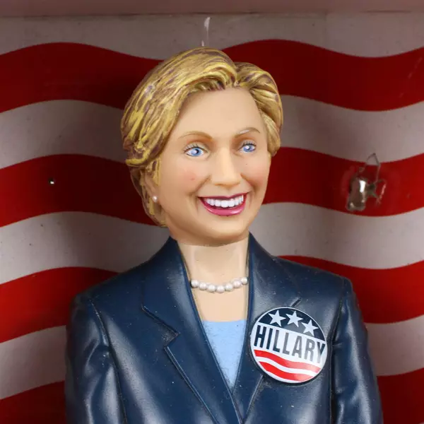 Eagleview Hillary Clinton Nutcracker 'What'd You Expect - A Teddy Bear?' 2007