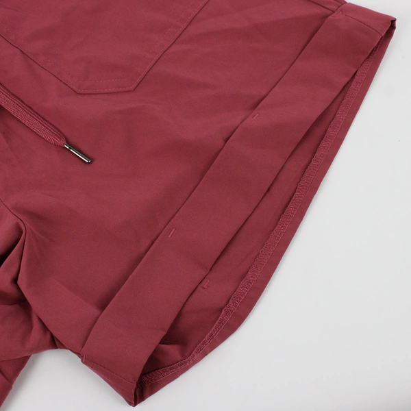 Danskin Athletic Red Shorts Lounge Drawstring Cuffed Hem Women's S/P FLAW