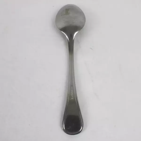 Dalia Soup Spoon London Pattern Stainless Steel 7 3/8" Made in Spain